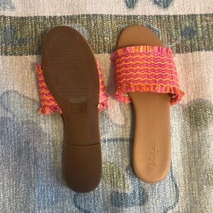 J Crew Raffia Sandals